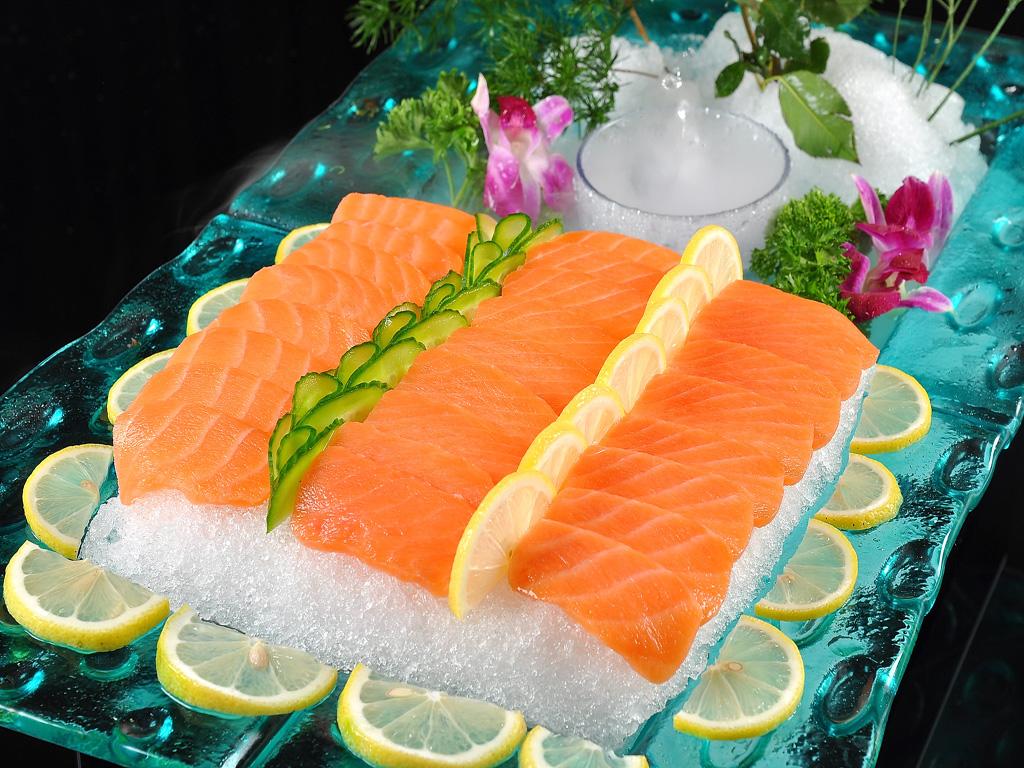 入口即化三文鱼薄切,入口即化三文鱼