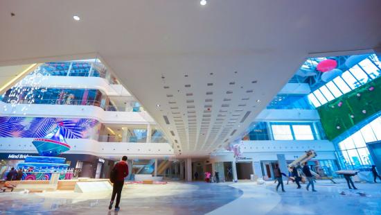 苏州湾商业体水秀天地,苏州湾水秀天地107平公寓