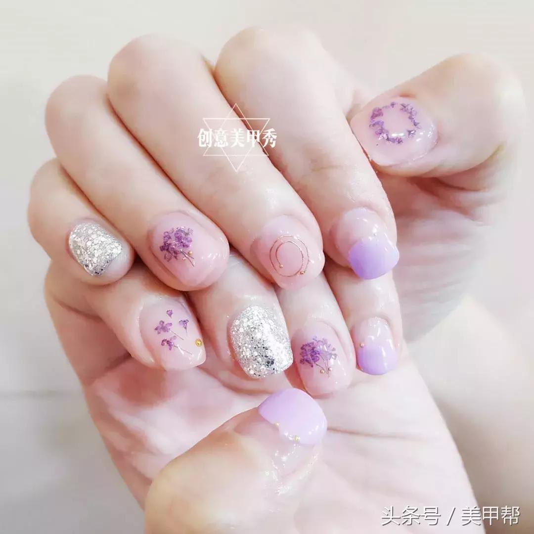 好看的美甲图片2021网红爆款美甲,2017年8种爆款美甲你做过几种