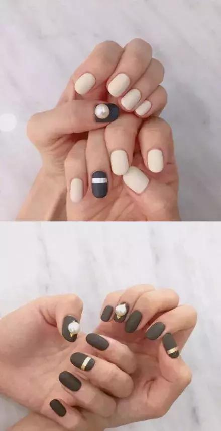 2021最火美甲显白颜色短指甲款式,今年流行的短指甲美甲