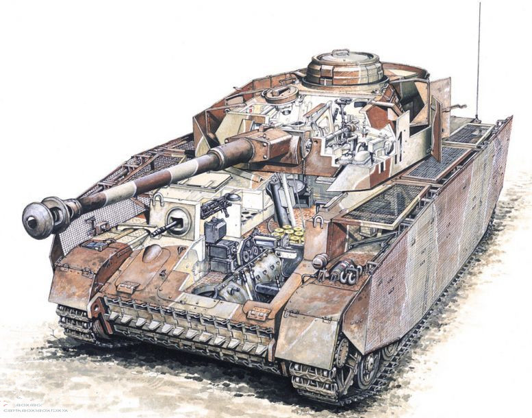 世界41种坦克结构剖面图