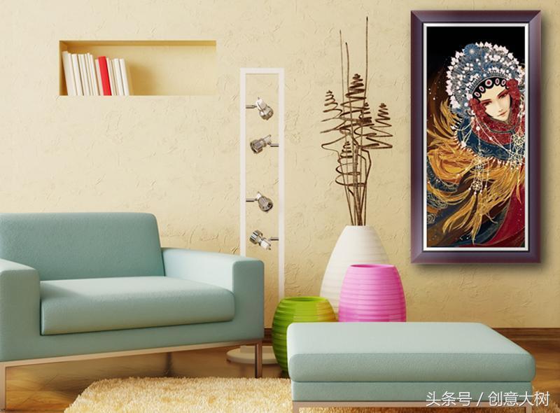 如何制作墙面挂画,自制墙挂画图片大全