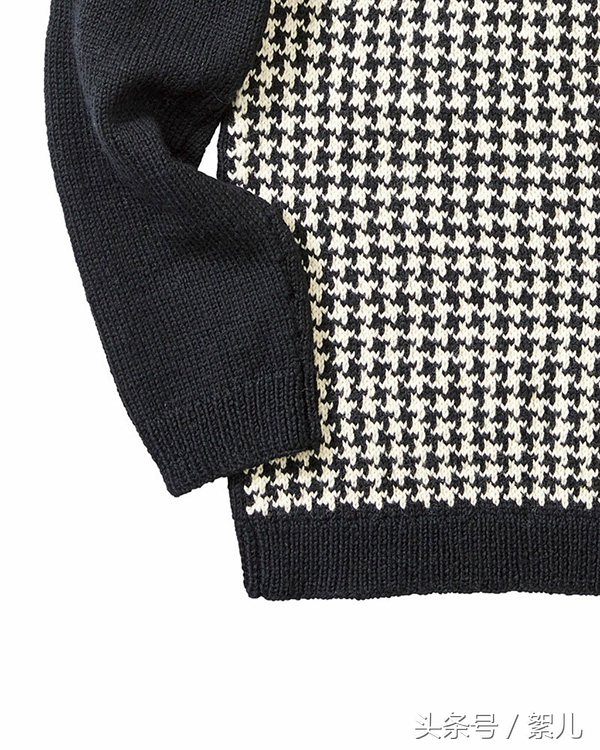热门法式复古千鸟格毛衣,永远经典的毛衣