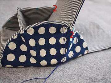 布艺包包制作教程,旧物改造手工帆布包制作