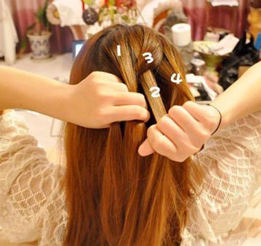 最简单的100种编头发教程,编美丽的头发