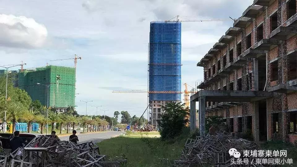 柬埔寨西哈努克中国城2019,西哈努克建设中的中国城