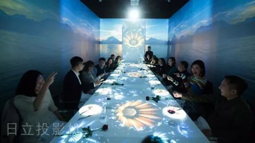 日立大型工程投影机,日立投影机效果