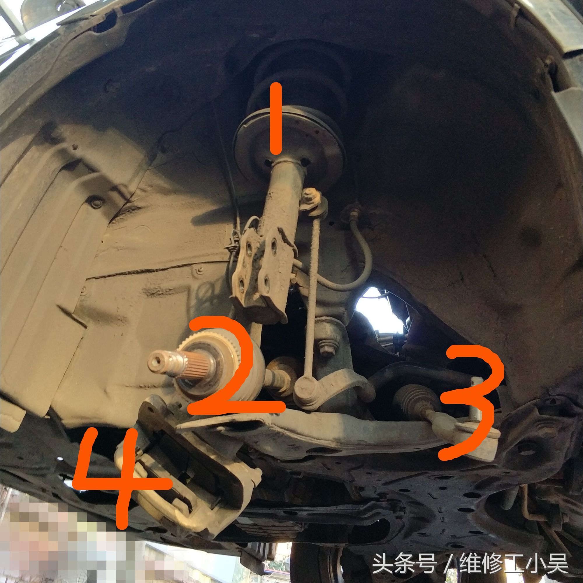 5年的比亚迪左轮嗡嗡响,车主花了160块钱就修好了,真是良心价!