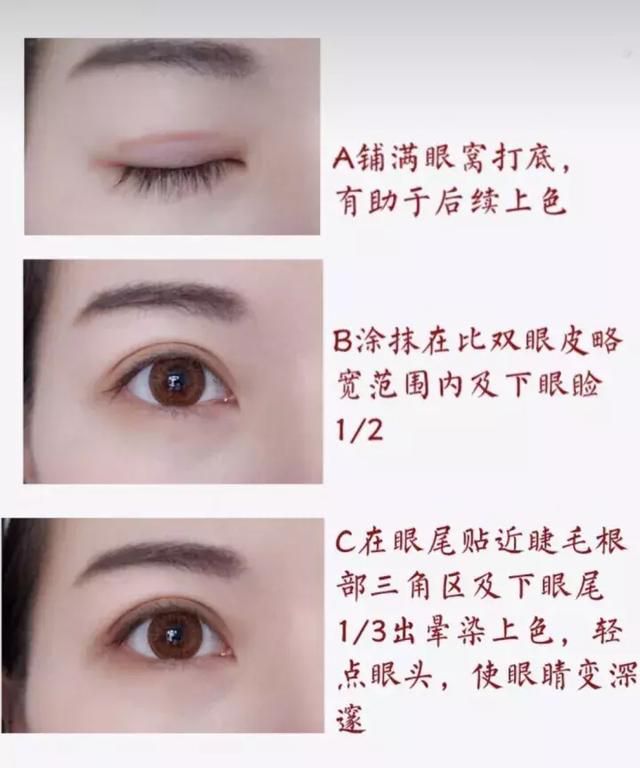 怎么用九种颜色画出好看的眼影,怎样用廉价眼影画出好看的眼影