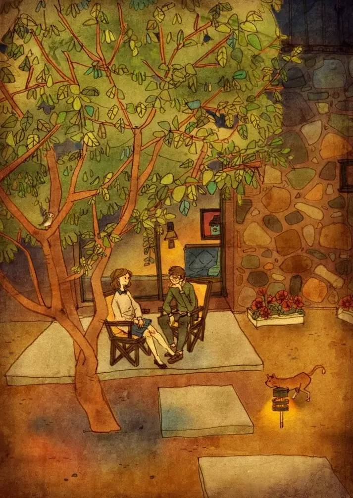 见过这样秀恩爱的吗？韩国艺术家温馨插画