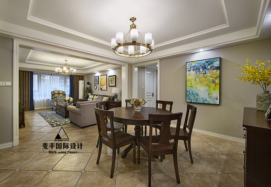 《细水长流》西溪晴雪180㎡简约美式