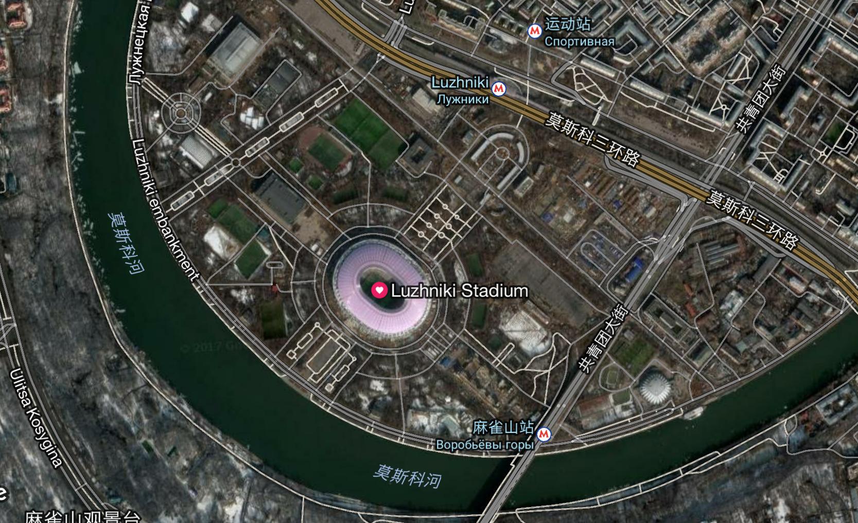 普京在卢日尼基体育场视频,俄罗斯世界杯卢日尼基球场