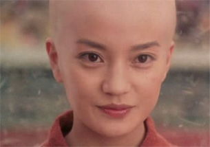 女明星没了刘海变好看了,女明星突然没头发了