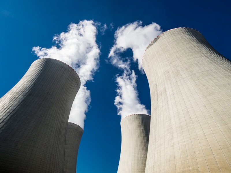 核电站大烟囱里面是什么样子,电厂冒白烟的塔叫什么