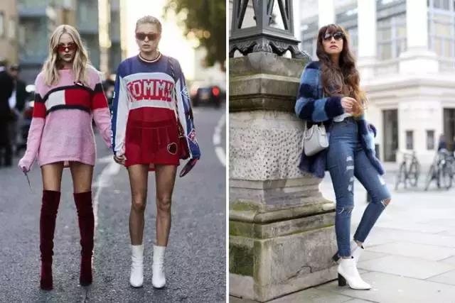 适合冬天小女生穿的黑色马丁靴,适合年轻小姐姐穿的衣服