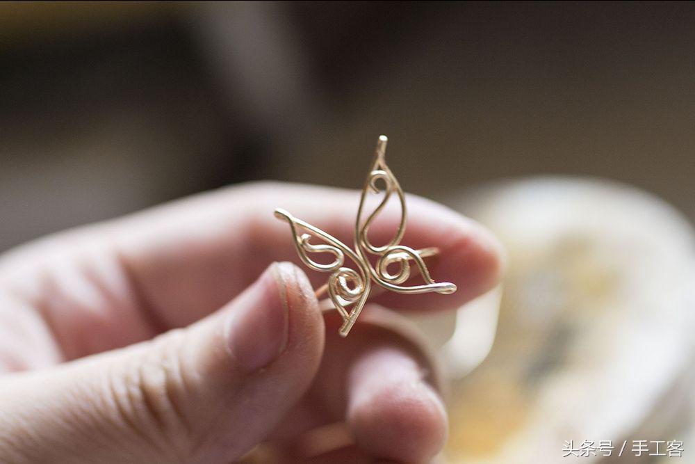 绕线戒指简单好看,手工绕线宝石戒指教程