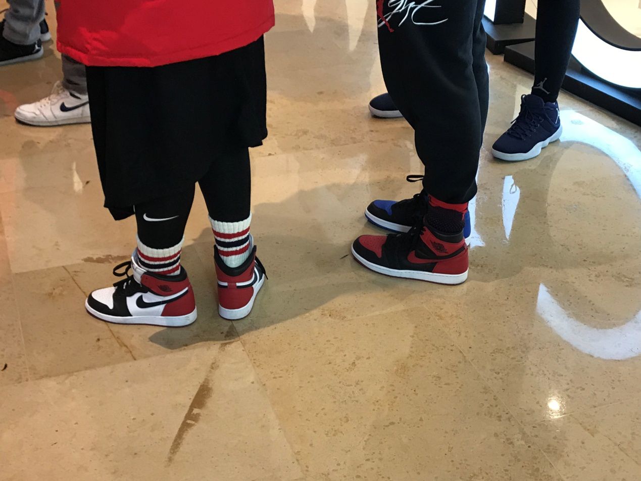 jordan旗舰店展示馆里的鞋,全国最顶级jordan店