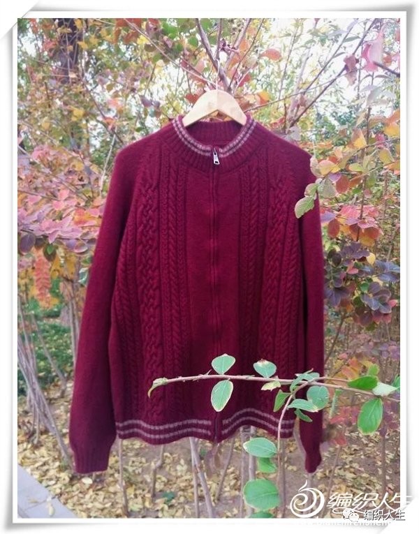 最新款男士棒针毛衣开衫,男士开衫手工毛衣最新款棒针