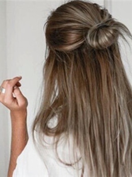温柔风清新发型长发扎法,长发女生发型扎法学生简单又好看