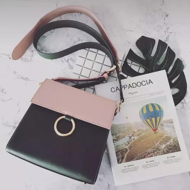 韩国小众蓝色包,韩国小众包