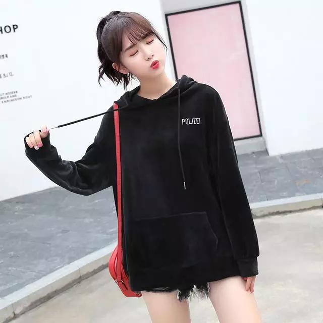 时髦卫衣宽松慵懒风个性潮流上衣,走心时髦连帽卫衣