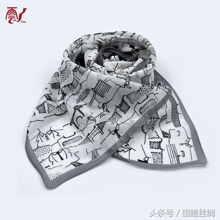 特价清仓真丝围巾,真丝围巾清仓55元直播