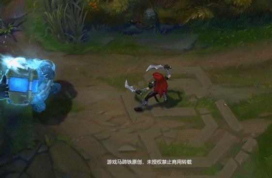 LOL酒桶新皮肤蓝色碎冰特效！洛霞真情侣虐狗