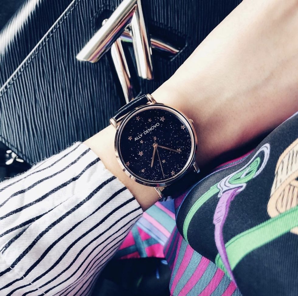 日本卖到缺货的AllyDenovo神秘星夜双錶带錶款台湾可以直接买