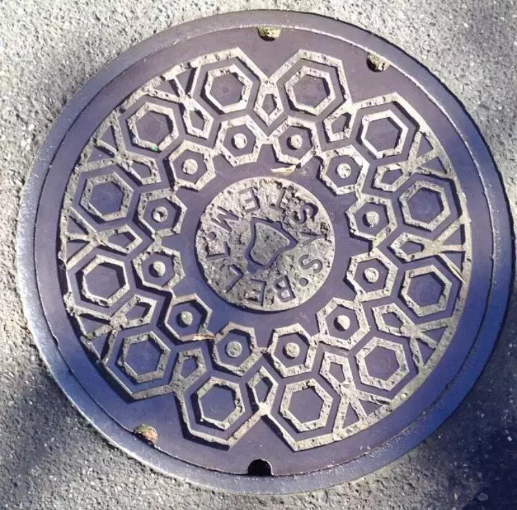 井盖虽然天天见,但不是所有人都能发现它的美