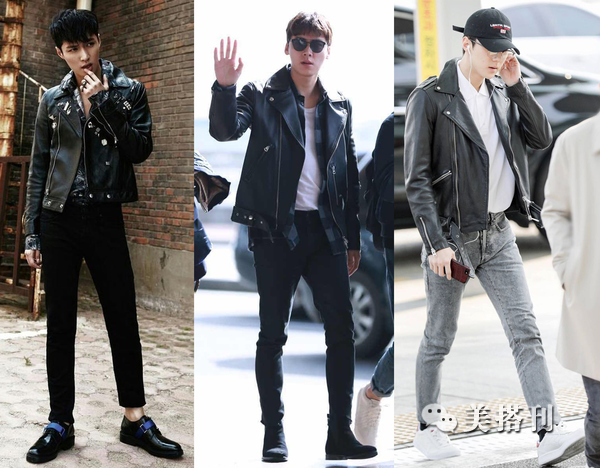 如何把板正的皮衣穿出潮范,皮衣搭配穿出你的风范