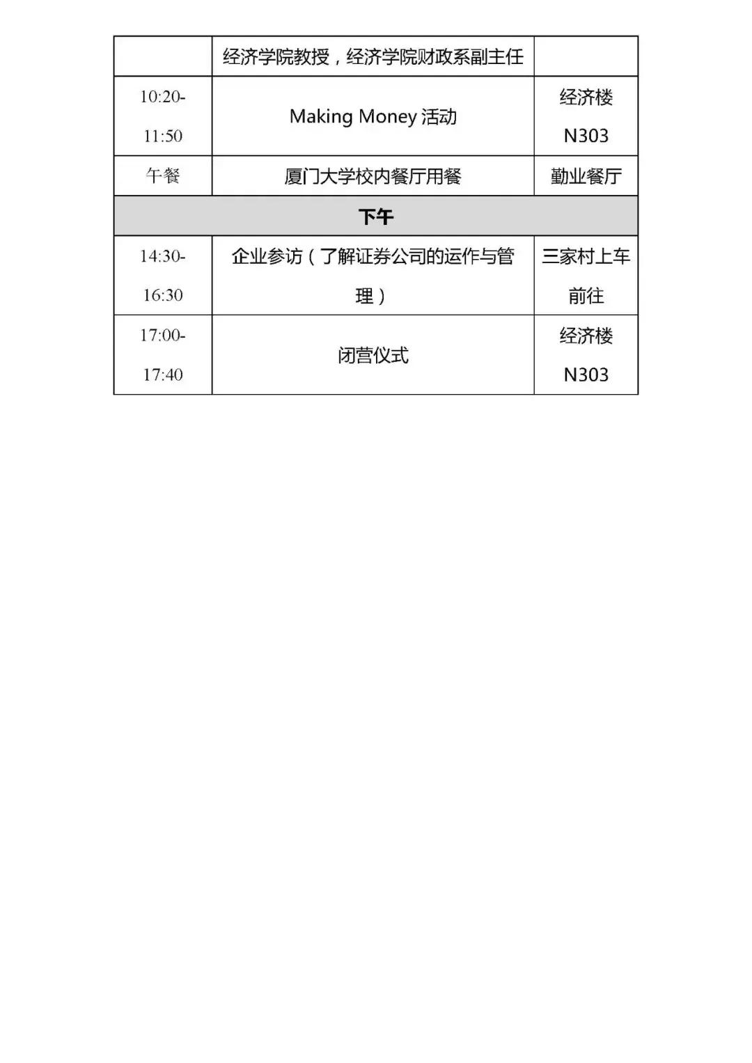 厦门大学经济学专业冬令营,2021厦门大学经济学科冬令营