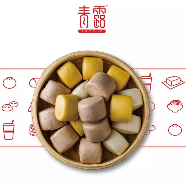 来青露，包子馒头囤起来，团圆过新年！
