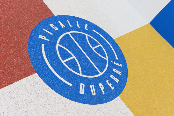 巴黎街区最梦幻的篮球场巴黎又一打卡拍照胜地