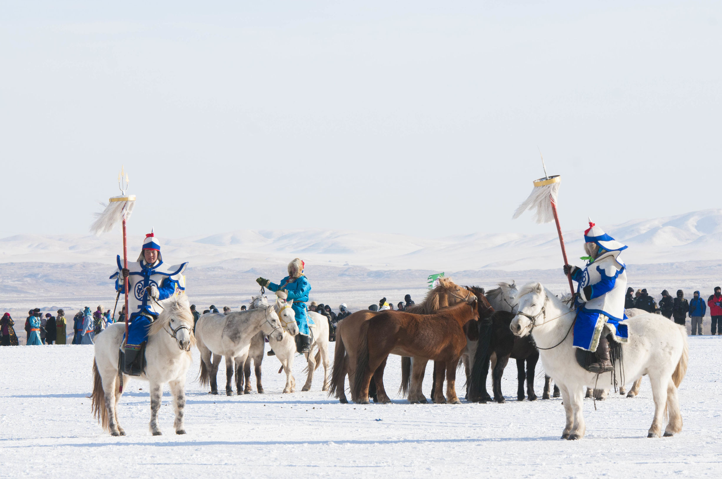 内蒙古那达慕草原旅游节,西乌珠穆沁草原冬季美景