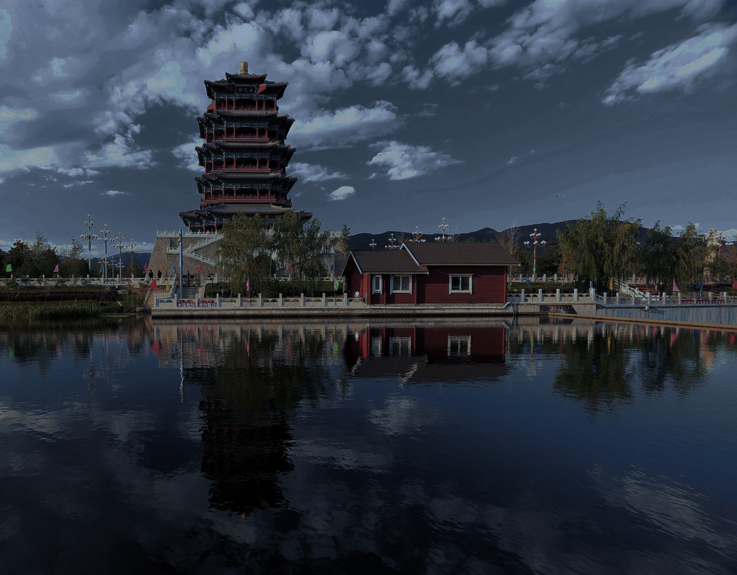 ps把晴天变成阴天效果,ps怎么把晴天变成阴天效果