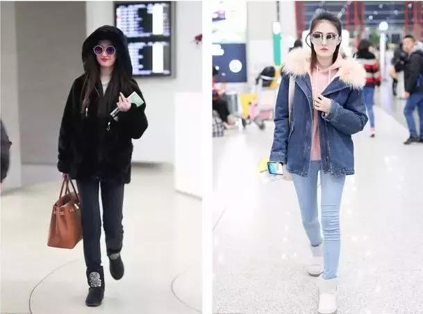 周冬雨雪地靴怎么搭配裤子,谁说雪地靴不好搭配