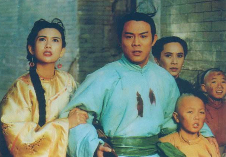 邱淑贞李连杰新少林五祖经典片段,新少林五祖中的李连杰