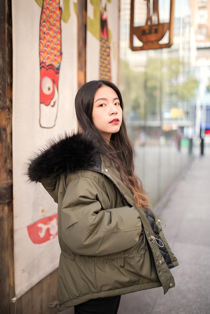 今年最流行的超薄棉衣新款,今年最火的棉袄毛领