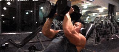 大强度胸肩训练教学上肢增肌必备,健身初学者胸背肩训练计划