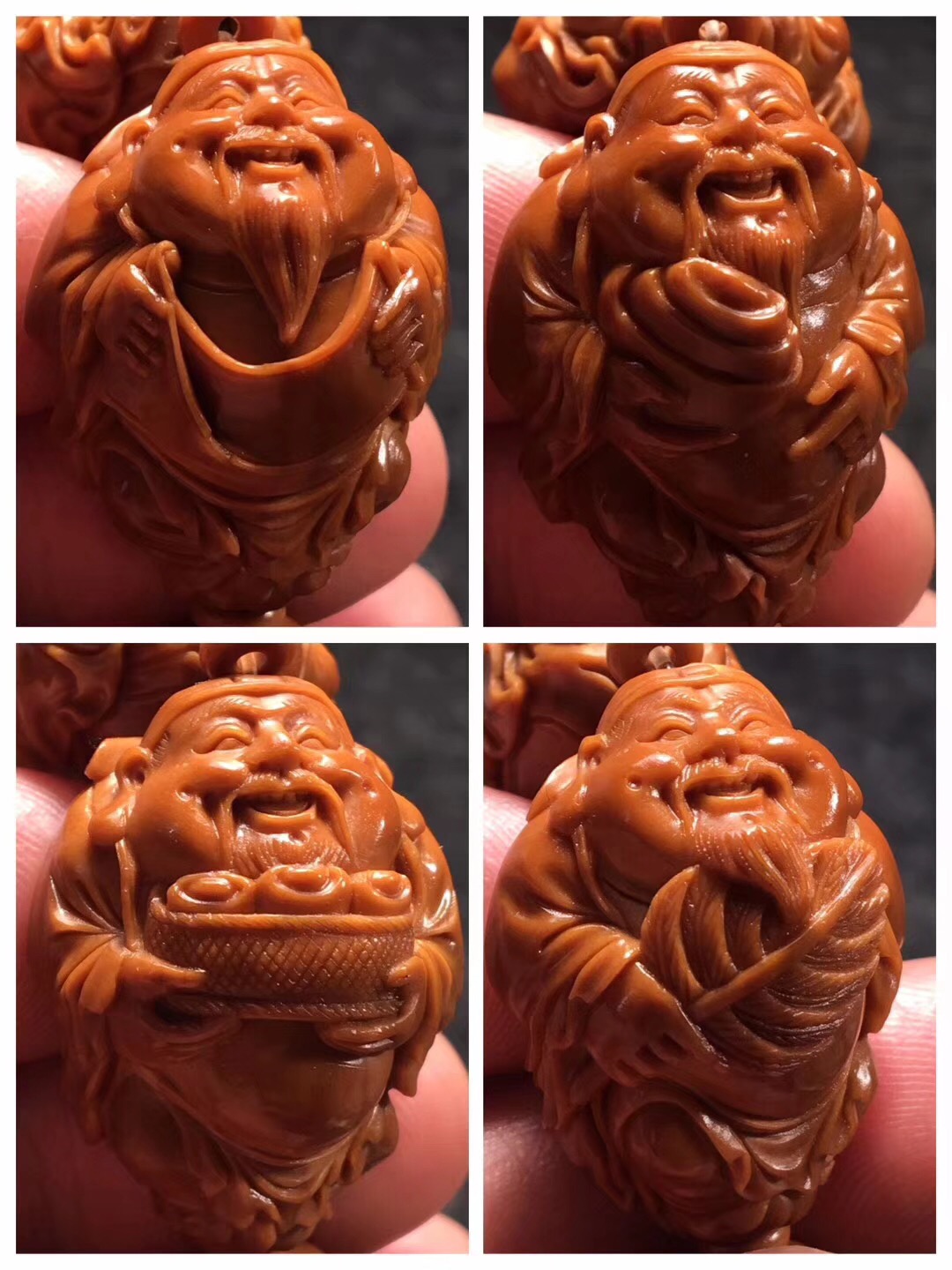 橄榄核雕的作品图片大全,橄榄核雕沈峰作品