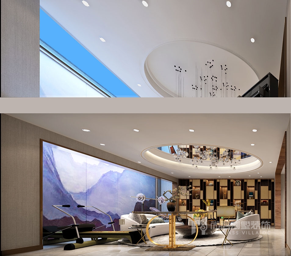 苏州新中式别墅设计分析及思路,越秀现代轻奢别墅设计案例