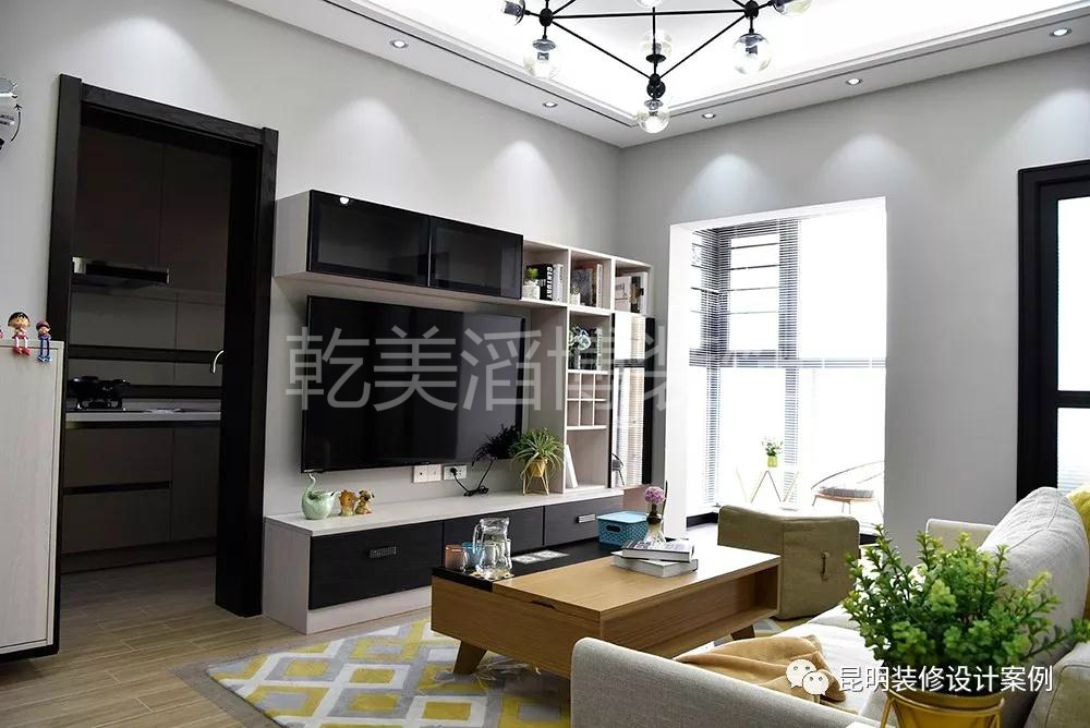 昆明魅力之城80平方小户型装修,昆明公寓复式装修风格