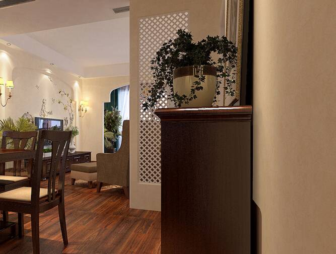 餐厅30公分屏风隔断现代简约,2021厨房餐厅隔断柜效果图大全