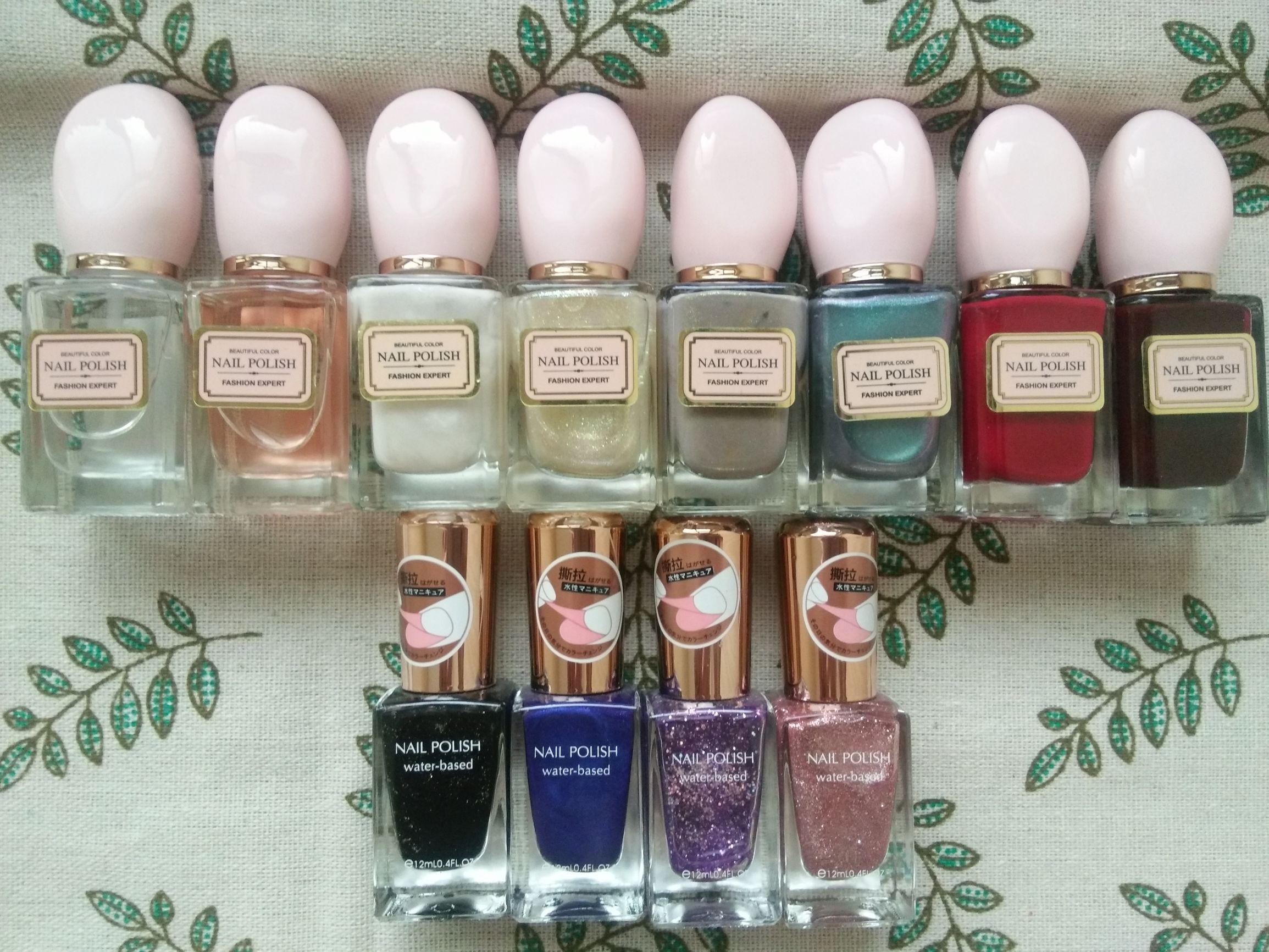 小众指甲油哪个颜色好看,推荐一下进口指甲油试色