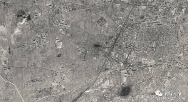 卫星图保定,河北保定夜景灯光卫星图