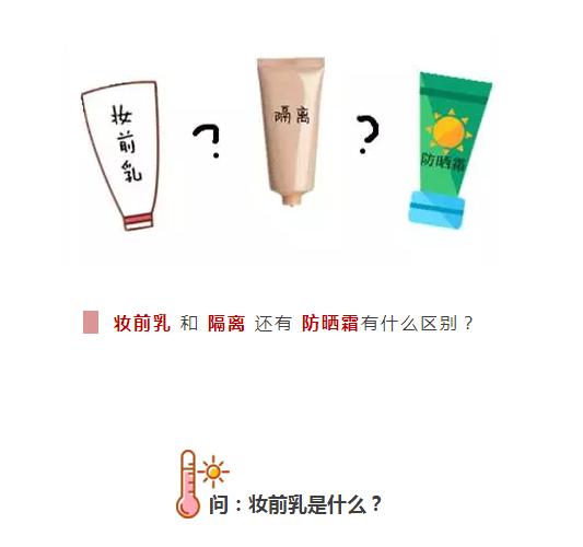 隔离就是素颜霜吗,隔离就是妆前乳吗