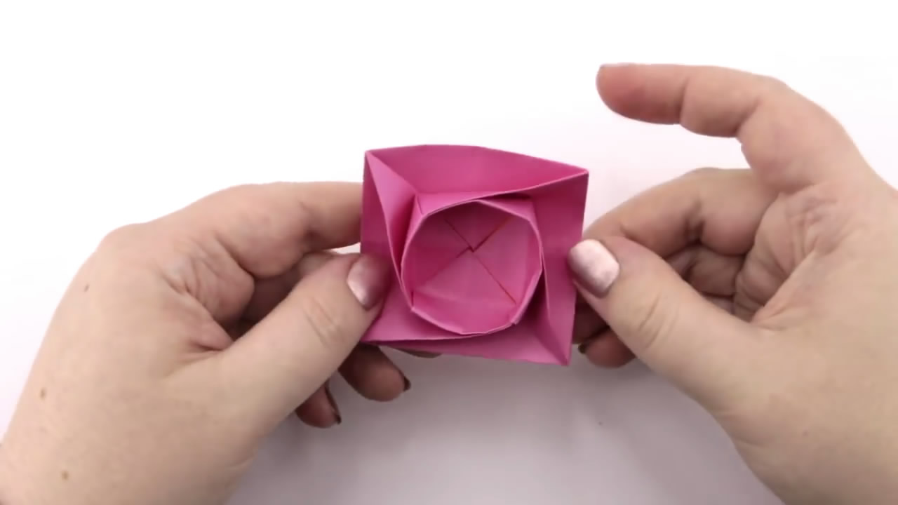 超级简单实用的收纳盒手工折纸,折纸手工收纳盒超级简单3秒学会