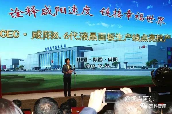 中国大陆面板产线的投资情况,新增十条生产线