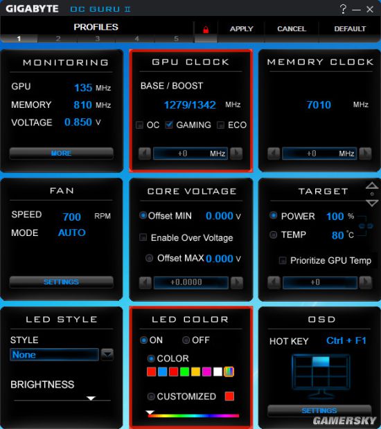 技嘉rgb效果,技嘉彩虹灯效