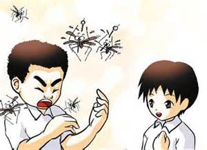 女孩被蚊子咬了两个包,女生被蚊子咬了个包